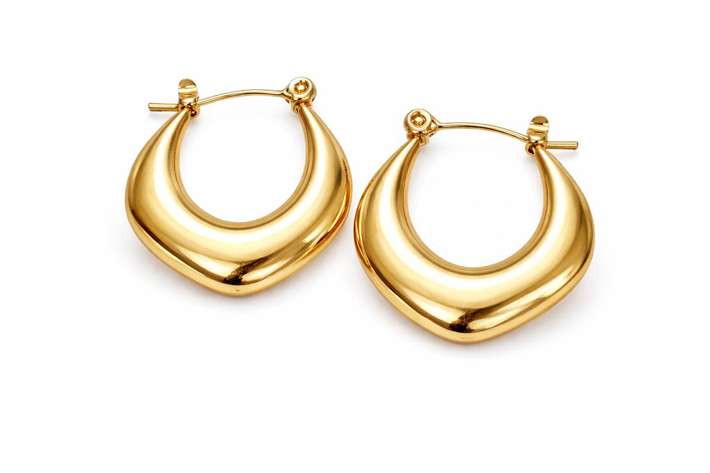 Dome Hoop Earrings