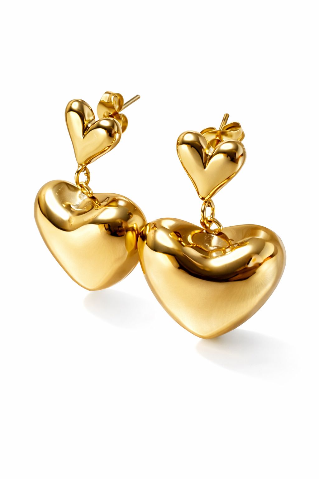 Heart Drops Earrings
